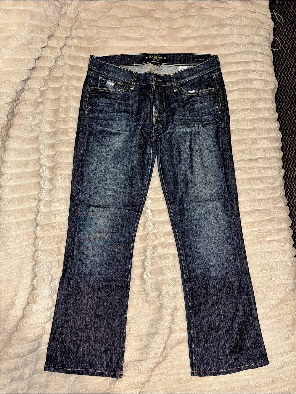 Lucky Brand Easy Boot Cut Jeans Blue Waist 31 Size 12
